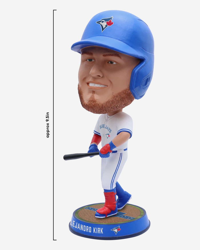 Alejandro Kirk Toronto Blue Jays Field Stripe Bighead Bobblehead FOCO - FOCO.com