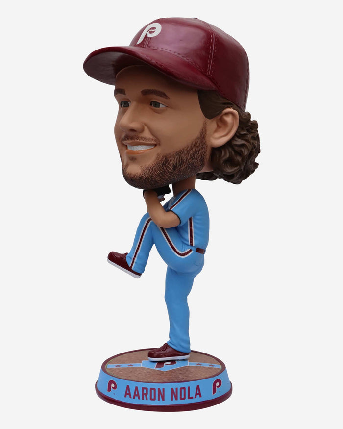 Aaron Nola Philadelphia Phillies Powder Blue Uniform Field Stripe Bighead Bobblehead FOCO - FOCO.com