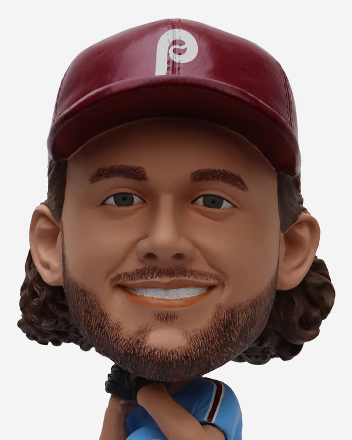 Aaron Nola Philadelphia Phillies Powder Blue Uniform Field Stripe Bighead Bobblehead FOCO - FOCO.com