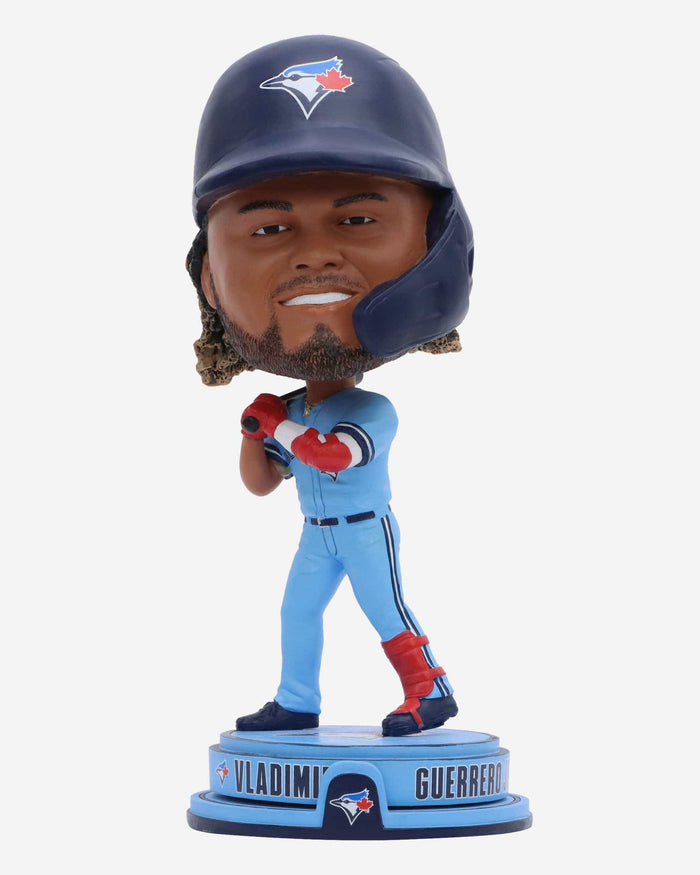 Vladimir Guerrero Jr Toronto Blue Jays Powder Blue Uniform Spinner Bighead Bobblehead FOCO - FOCO.com