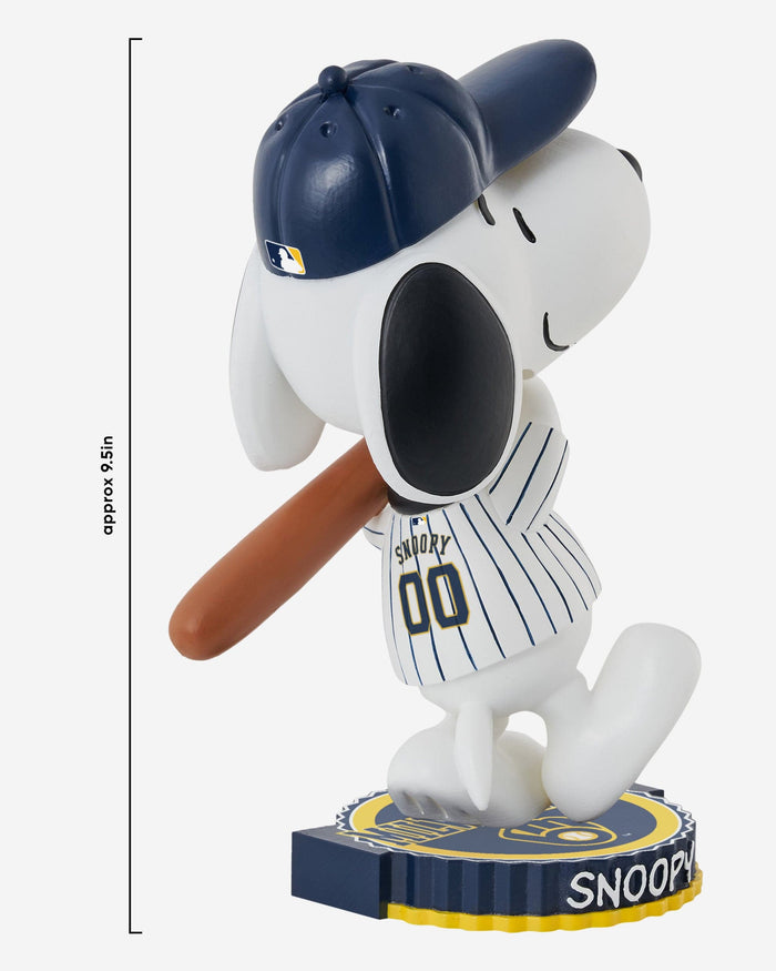 Milwaukee Brewers Snoopy Peanuts Bighead Bobblehead FOCO - FOCO.com