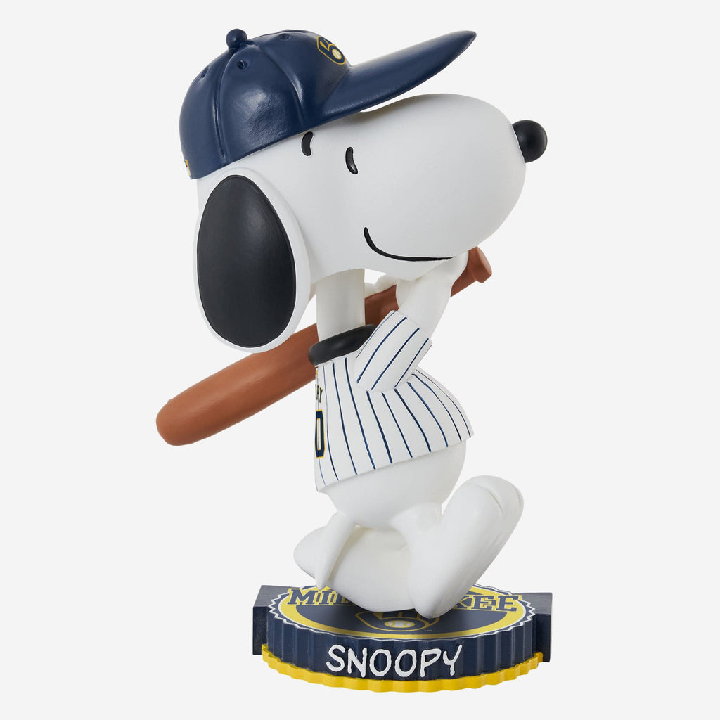 Milwaukee Brewers Snoopy Peanuts Bighead Bobblehead FOCO - FOCO.com