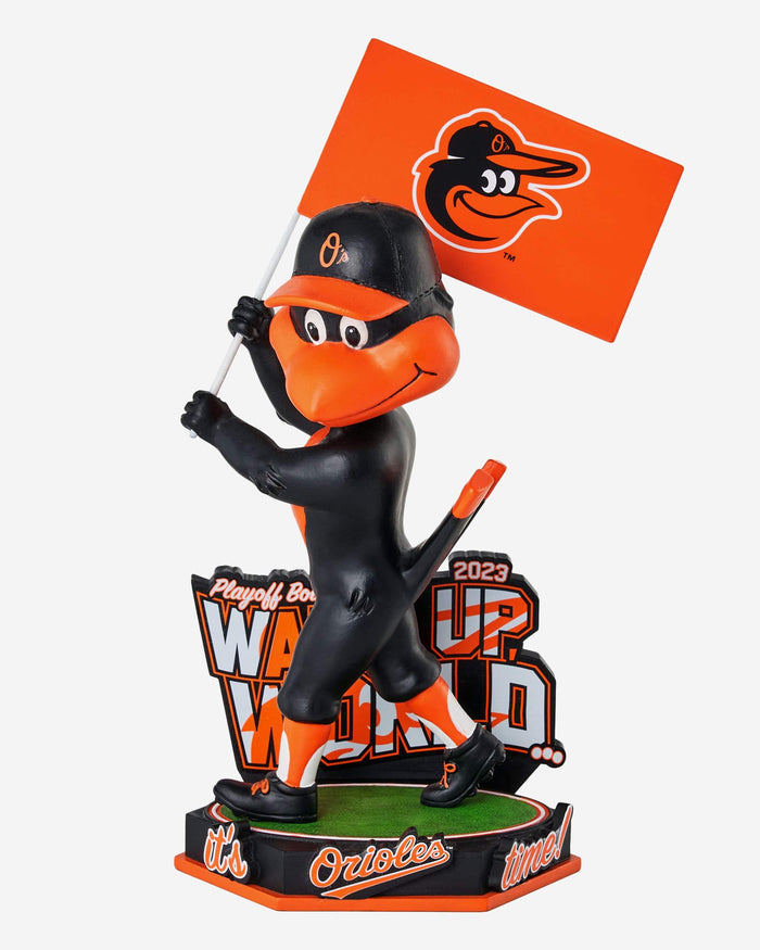 The Oriole Bird Baltimore Orioles Playoff Berth Mascot Bobblehead FOCO - FOCO.com