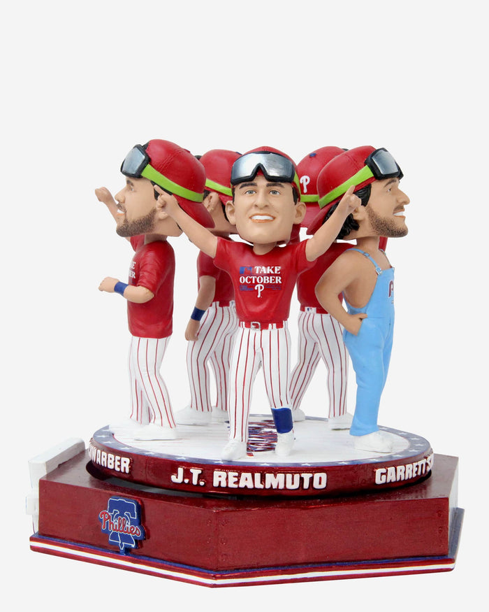 Philadelphia Phillies 2023 Postseason Clinch Celebration Spinner Mini Bobblehead Scene FOCO - FOCO.com