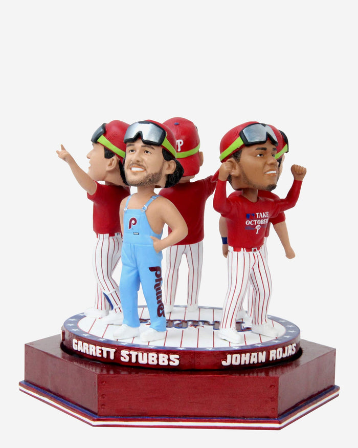 Philadelphia Phillies 2023 Postseason Clinch Celebration Spinner Mini Bobblehead Scene FOCO - FOCO.com