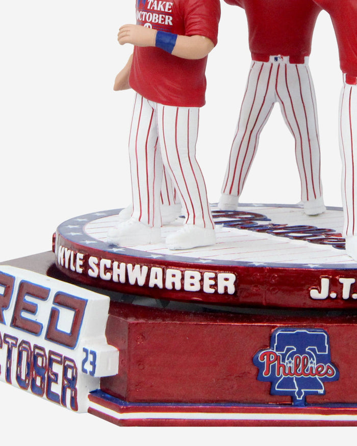 Philadelphia Phillies 2023 Postseason Clinch Celebration Spinner Mini Bobblehead Scene FOCO - FOCO.com