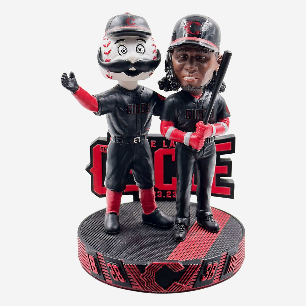 Elly De La Cruz & Mr Redlegs Cincinnati Reds Cycle Celebration Dual Bobblehead FOCO - FOCO.com