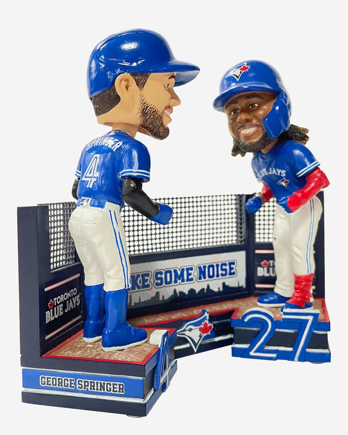 George Springer & Vladimir Guerrrero Jr Toronto Blue Jays Dual Mini Bobblehead FOCO - FOCO.com