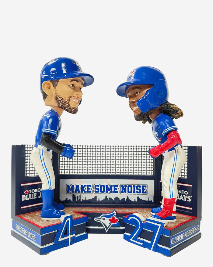 George Springer & Vladimir Guerrrero Jr Toronto Blue Jays Dual Mini Bobblehead FOCO - FOCO.com