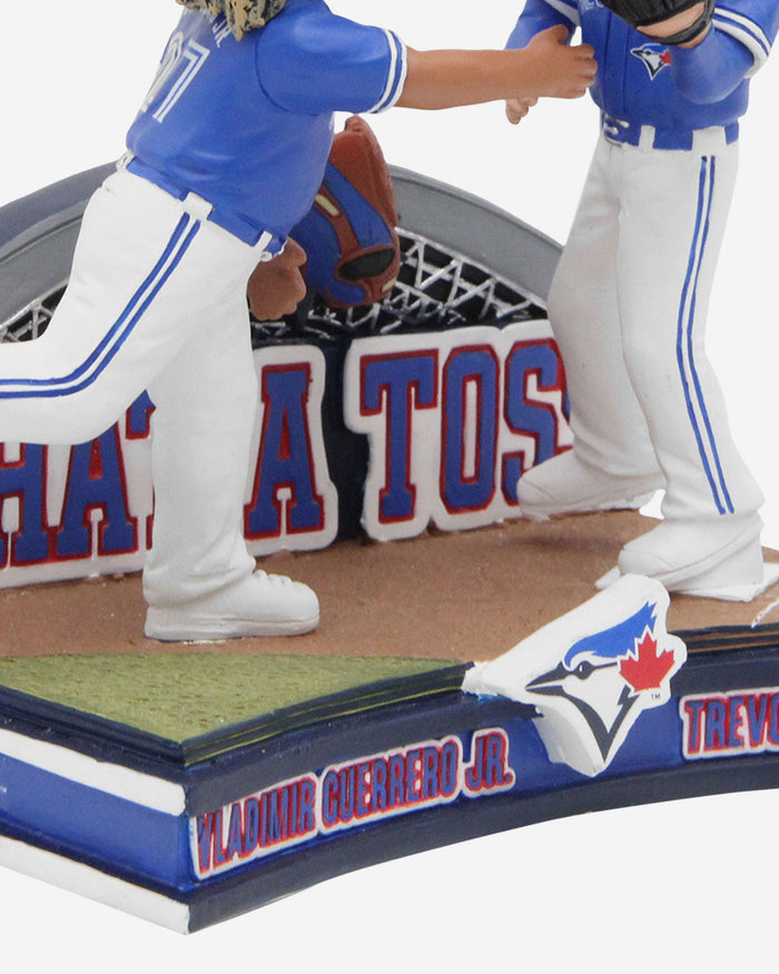 Vladimir Guerrero Jr & Trevor Richards Toronto Blue Jays Glove Toss Dual Mini Bobblehead FOCO - FOCO.com