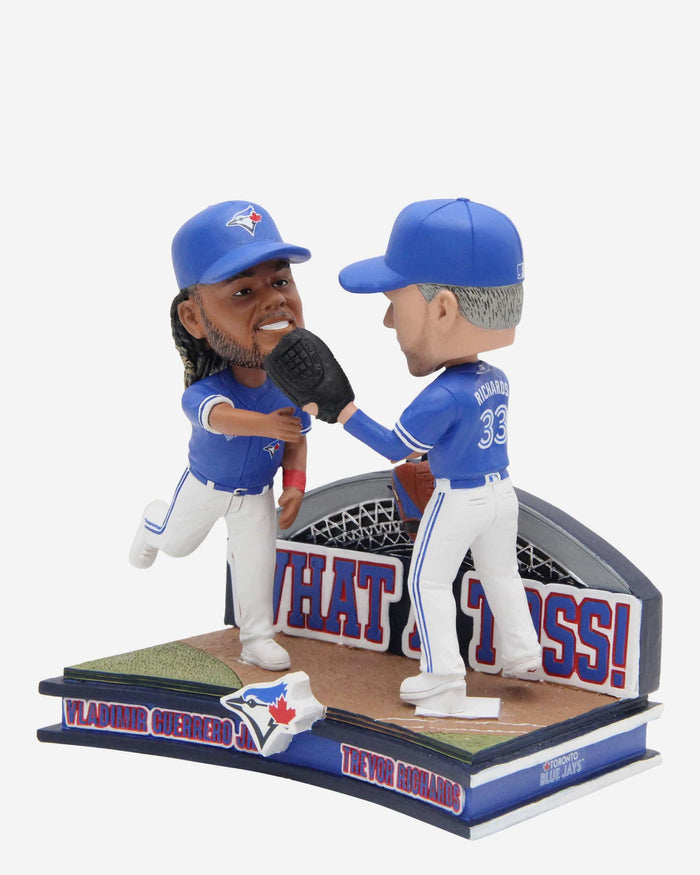 Vladimir Guerrero Jr & Trevor Richards Toronto Blue Jays Glove Toss Dual Mini Bobblehead FOCO - FOCO.com