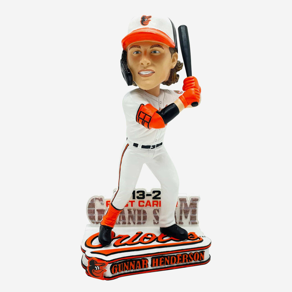 Gunnar Henderson Baltimore Orioles First Career Grand Slam Bobblehead FOCO - FOCO.com