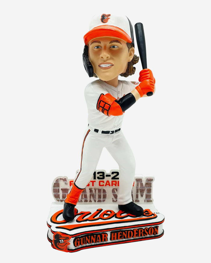 Gunnar Henderson Baltimore Orioles First Career Grand Slam Bobblehead FOCO - FOCO.com