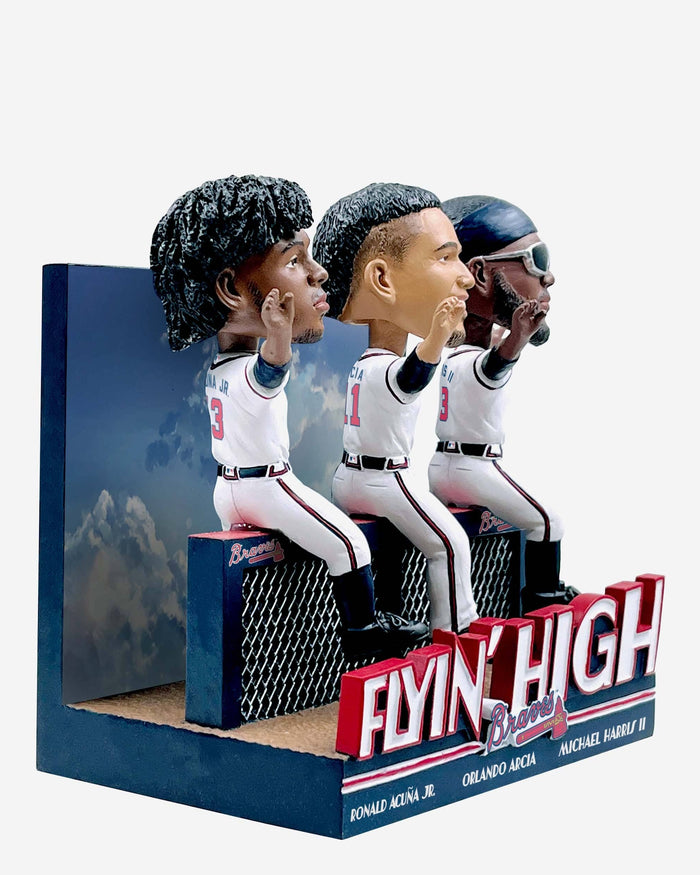 Atlanta Braves Flyin’ High Mini Bobblehead Scene FOCO - FOCO.com