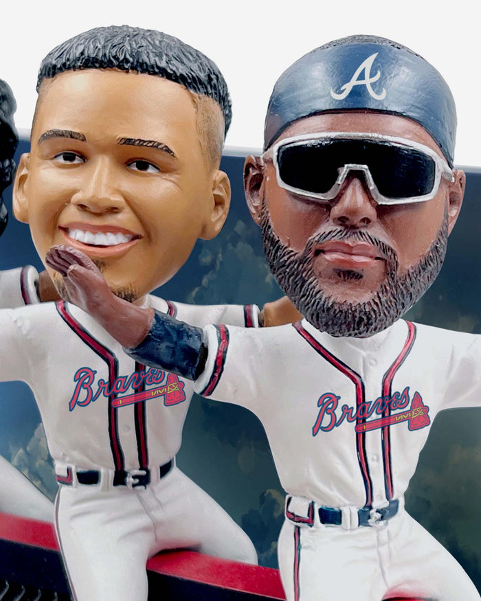 Atlanta Braves Flyin’ High Mini Bobblehead Scene FOCO - FOCO.com