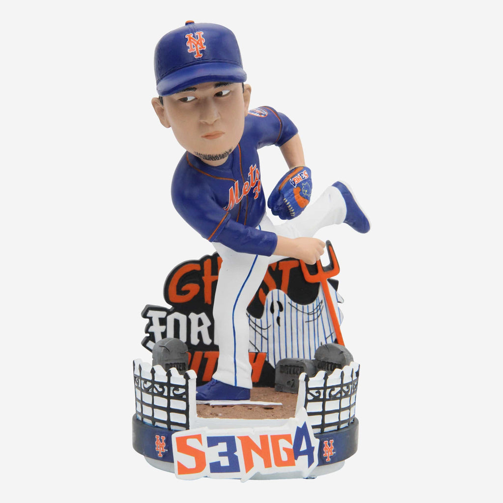 Kodai Senga New York Mets Ghost Fork Bobblehead FOCO - FOCO.com