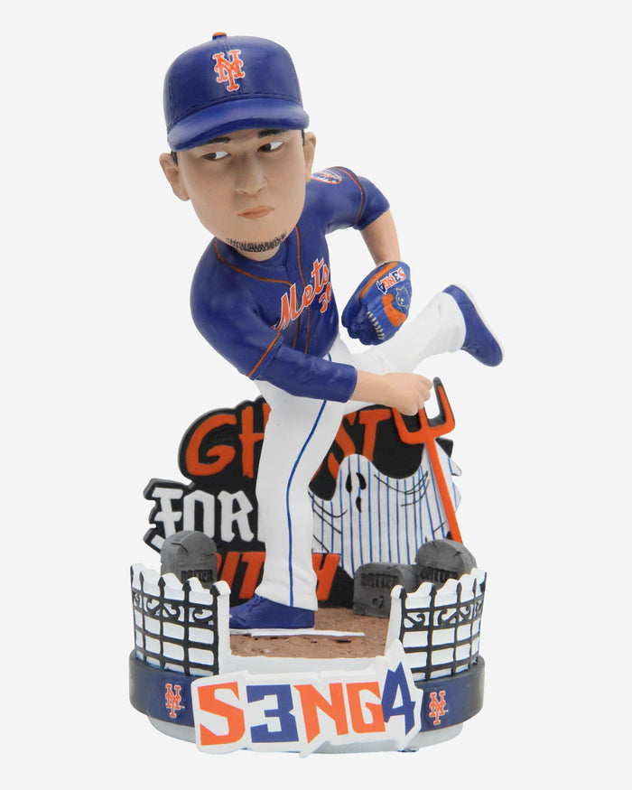 Kodai Senga New York Mets Ghost Fork Bobblehead FOCO - FOCO.com