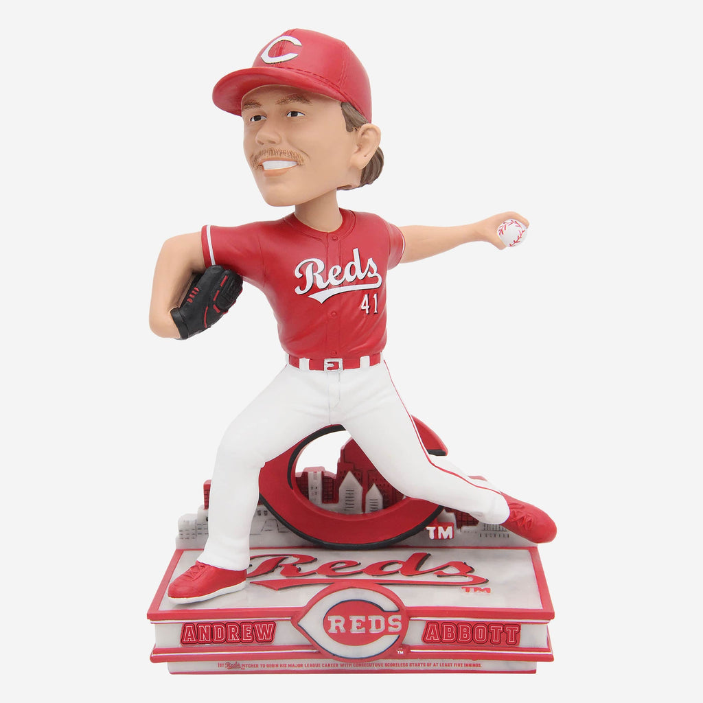 Andrew Abbott Cincinnati Reds Gamebreaker Bobblehead FOCO - FOCO.com