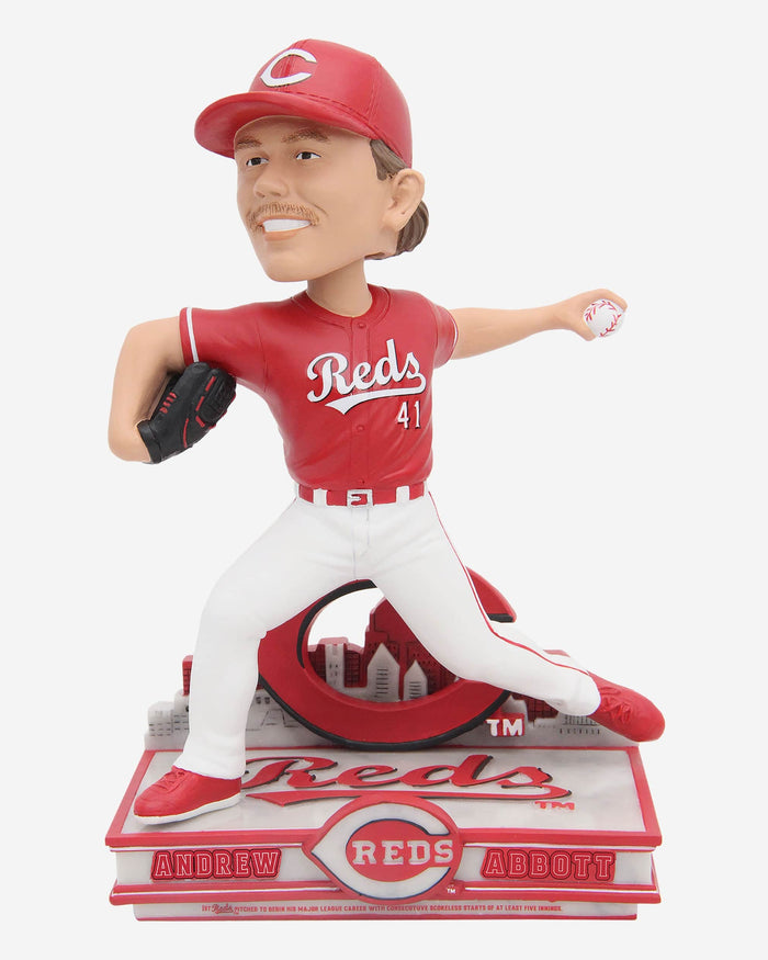 Andrew Abbott Cincinnati Reds Gamebreaker Bobblehead FOCO - FOCO.com