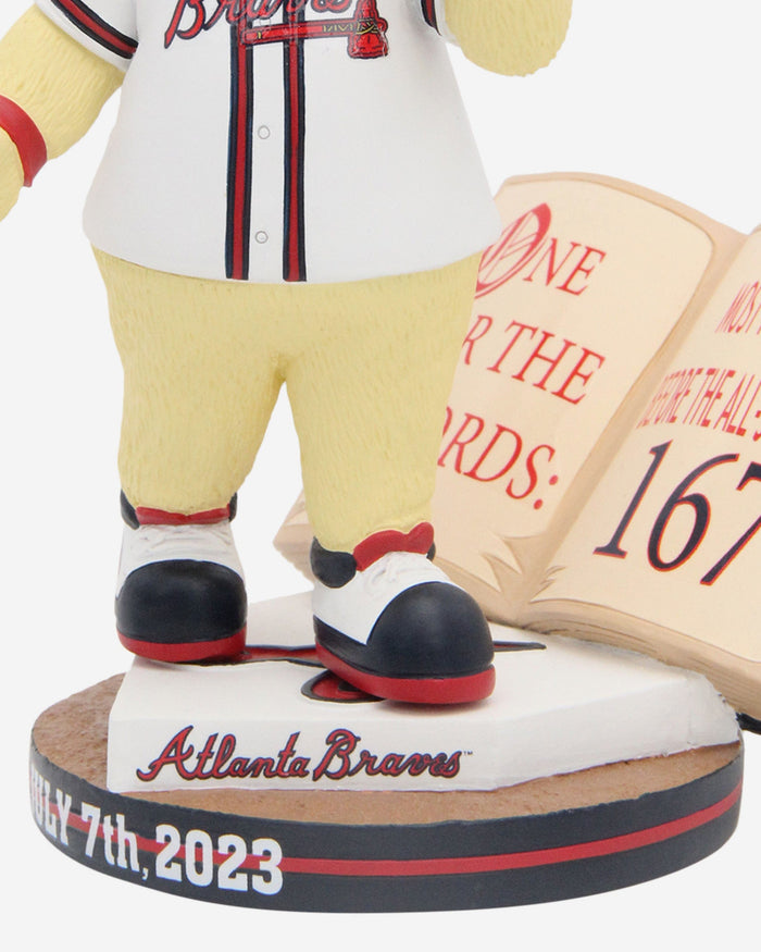 Blooper Atlanta Braves First Half Home Run Record Mascot Bobblehead FOCO - FOCO.com