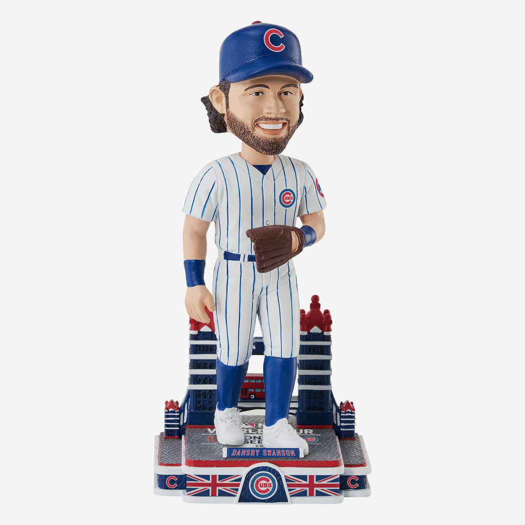 Dansby Swanson Chicago Cubs 2023 MLB London Series Bobblehead FOCO - FOCO.com