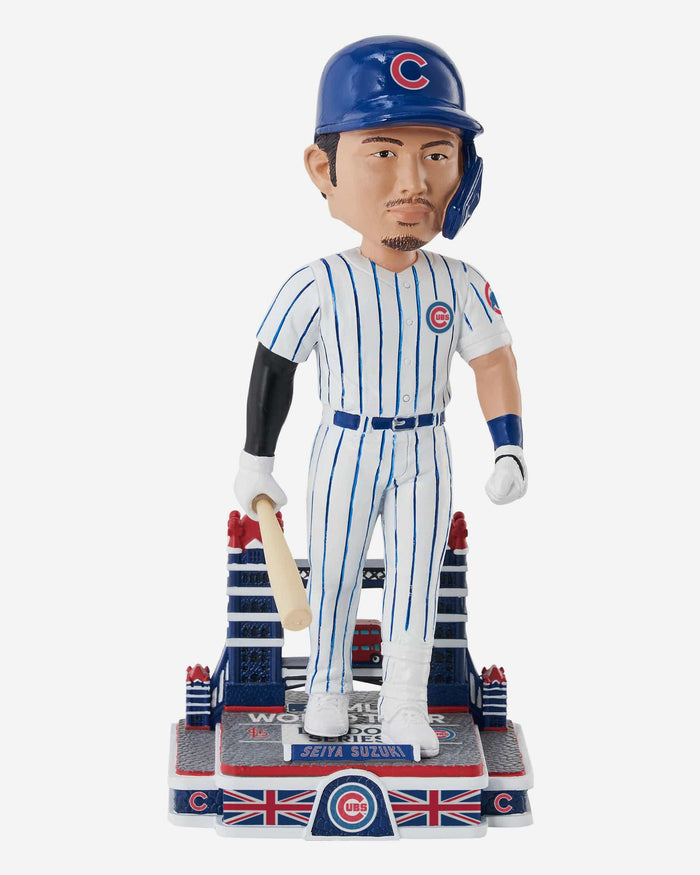 Seiya Suzuki Chicago Cubs 2023 MLB London Series Bobblehead FOCO - FOCO.com