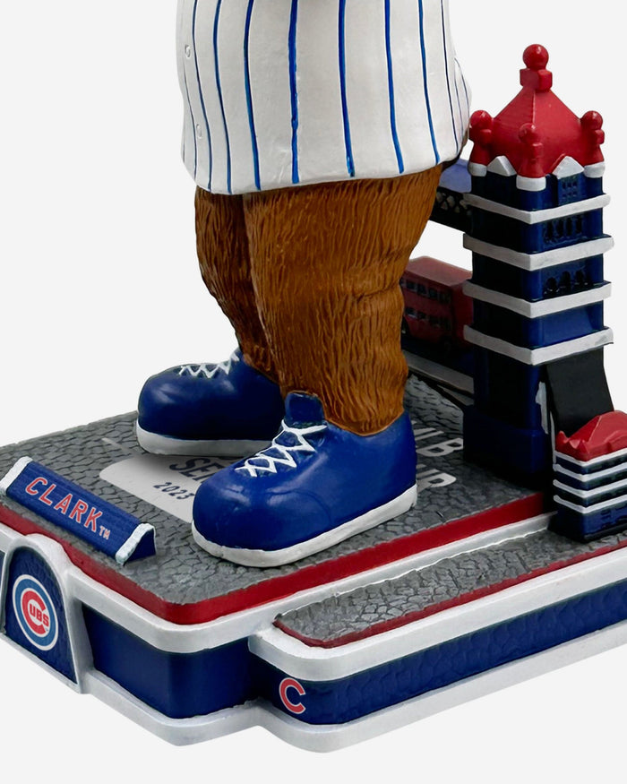 Clark Chicago Cubs 2023 MLB London Series Mascot Bobblehead FOCO - FOCO.com