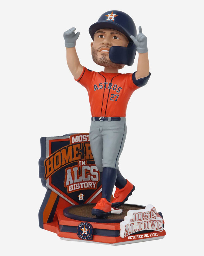 Jose Altuve Houston Astros Most Home Runs In ALCS History Bobblehead FOCO - FOCO.com