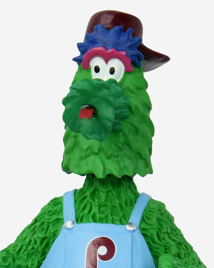 Phillie Phanatic Philadelphia Phillies Powder Blue Bib Overalls Back-to-Back NLCS Mascot Bobblehead FOCO - FOCO.com
