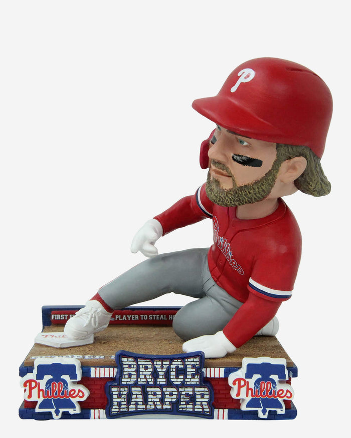 Bryce Harper Philadelphia Phillies First Ever Phillie to Steal Home During the Postseason Bobblehead FOCO - FOCO.com