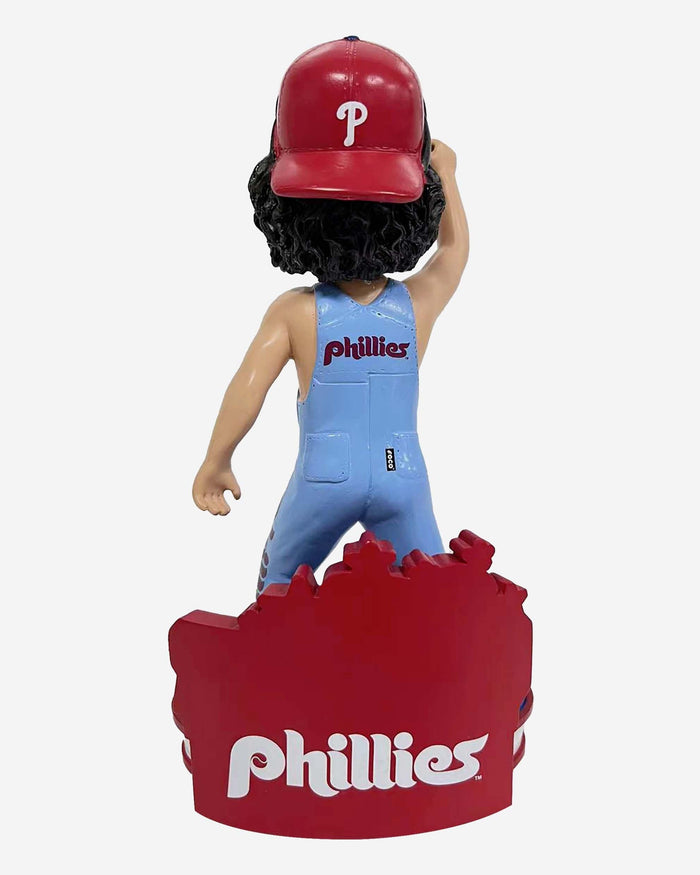 Garrett Stubbs Philadelphia Phillies Powder Blue Bib Overalls 2023 Postseason Clinch Celebration Bobblehead FOCO - FOCO.com