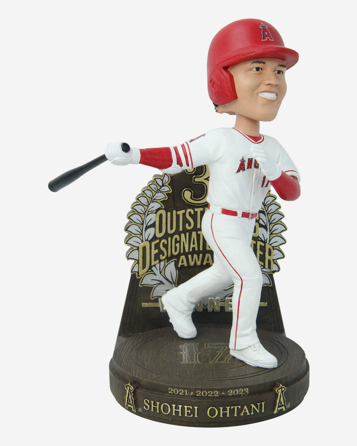 Shohei Ohtani Los Angeles Angels 3x Outstanding Designated Hitter Award Bobblehead FOCO - FOCO.com