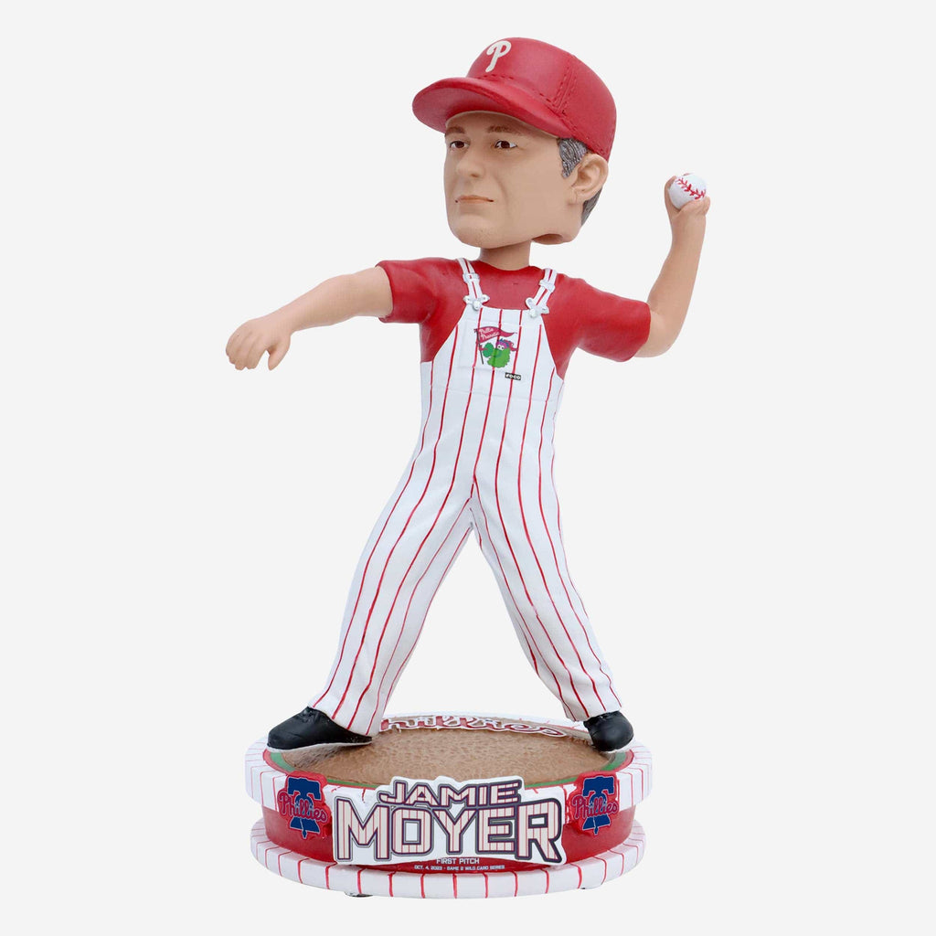 Jamie Moyer Philadelphia Phillies Bib Overalls First Pitch Bobblehead FOCO - FOCO.com