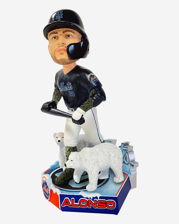 Pete Alonso New York Mets Polar Bear Bobblehead FOCO - FOCO.com