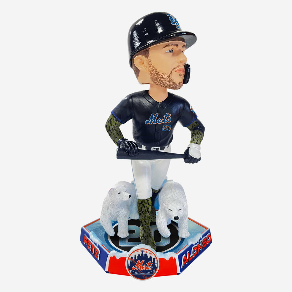 Pete Alonso New York Mets Polar Bear Bobblehead FOCO - FOCO.com