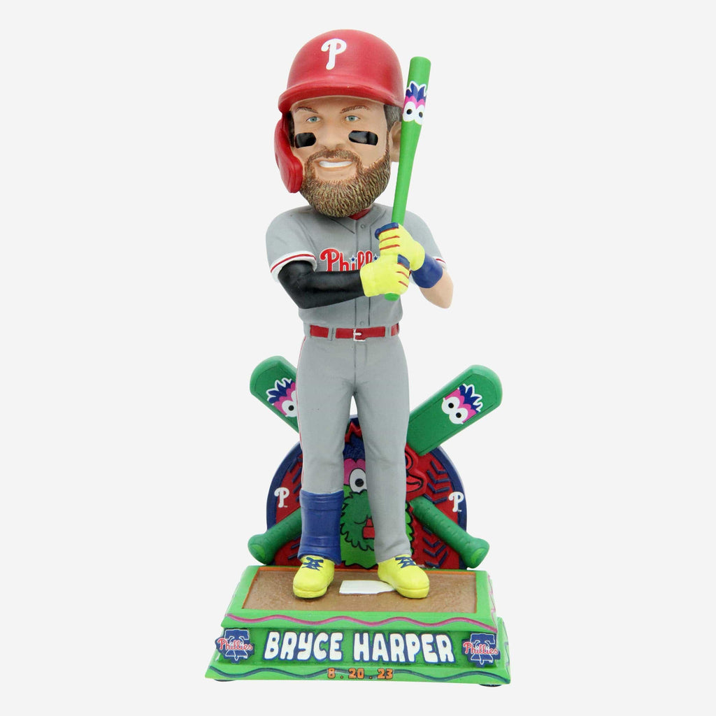 Bryce Harper Philadelphia Phillies Phanatic Bat Bobblehead FOCO - FOCO.com