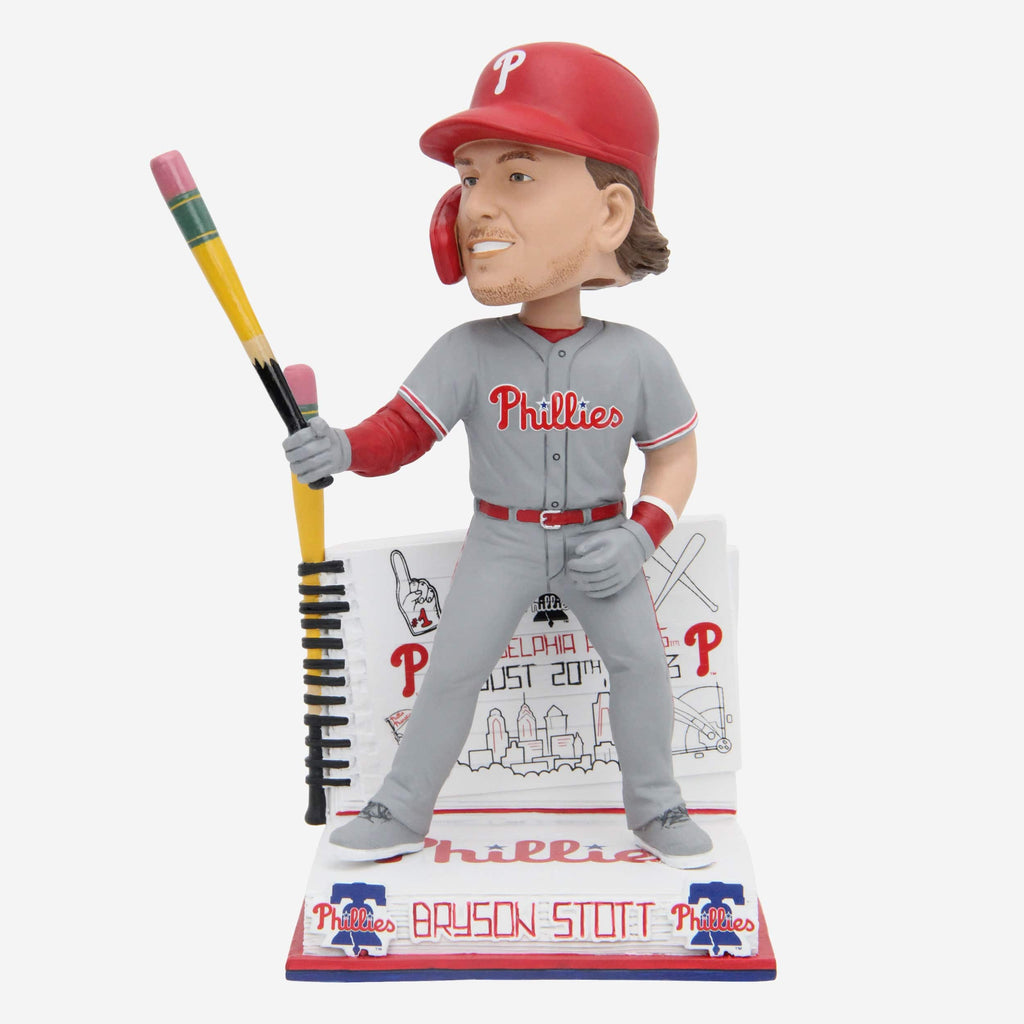 Bryson Stott Philadelphia Phillies Pencil Bat Bobblehead FOCO - FOCO.com