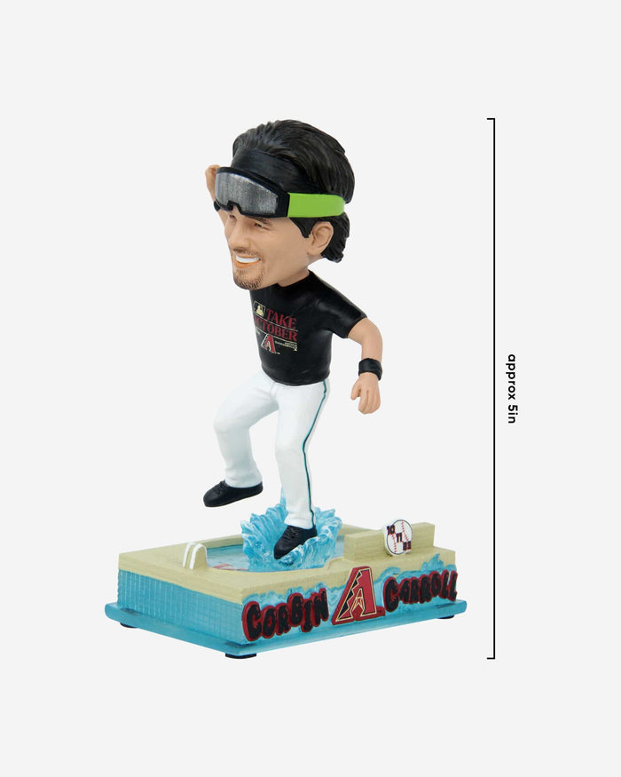 Corbin Carroll Arizona Diamondbacks Playoff Pool Party Mini Bobblehead Scene FOCO - FOCO.com
