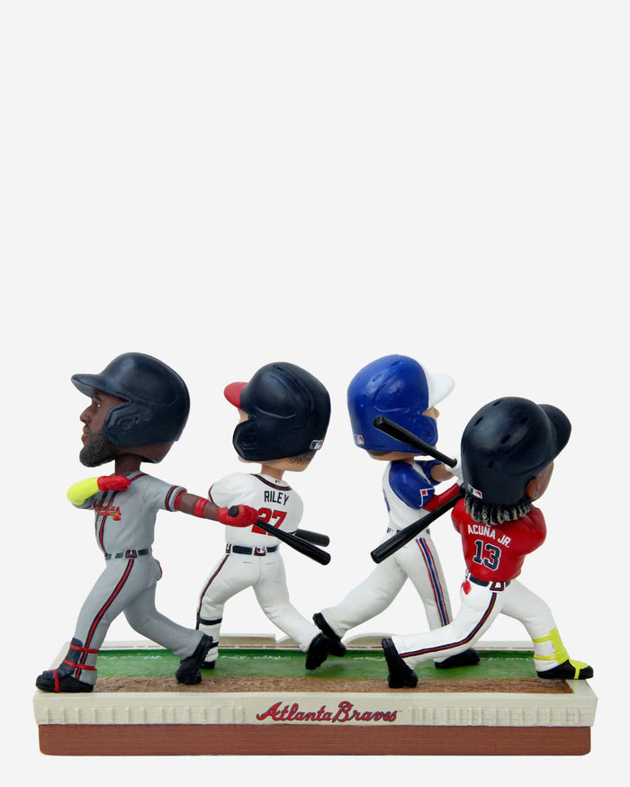 Atlanta Braves Single-Season Home Run Record Mini Bobblehead Scene FOCO - FOCO.com