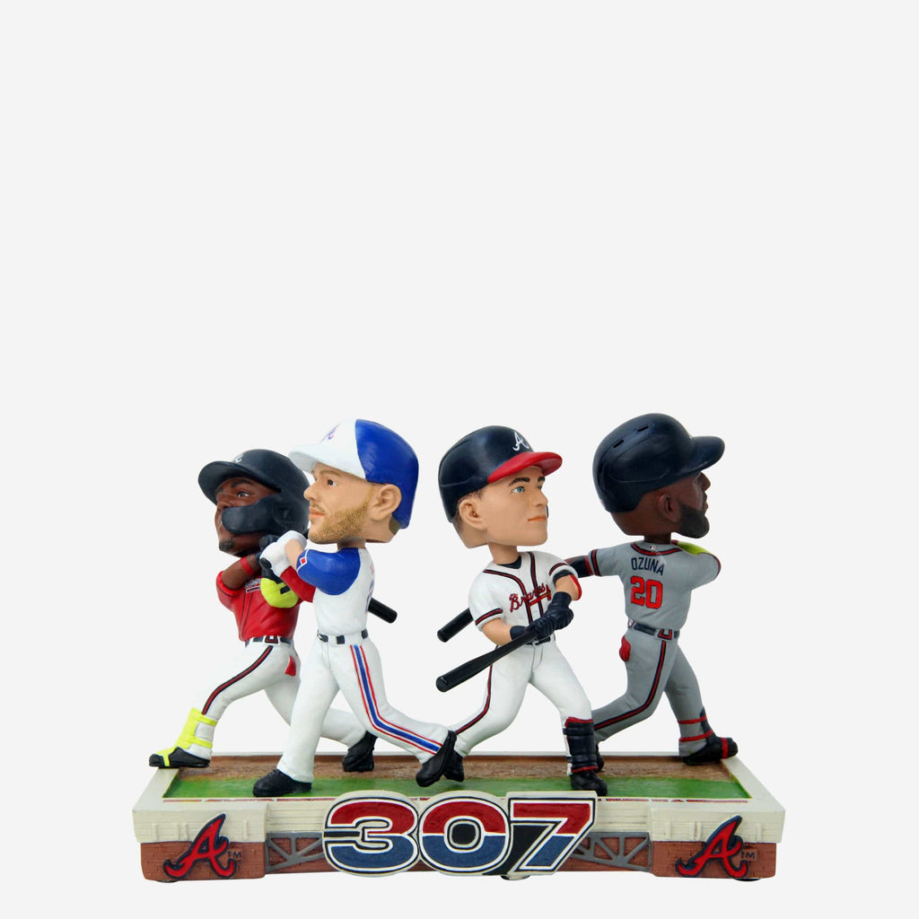 Atlanta Braves Single-Season Home Run Record Mini Bobblehead Scene FOCO - FOCO.com