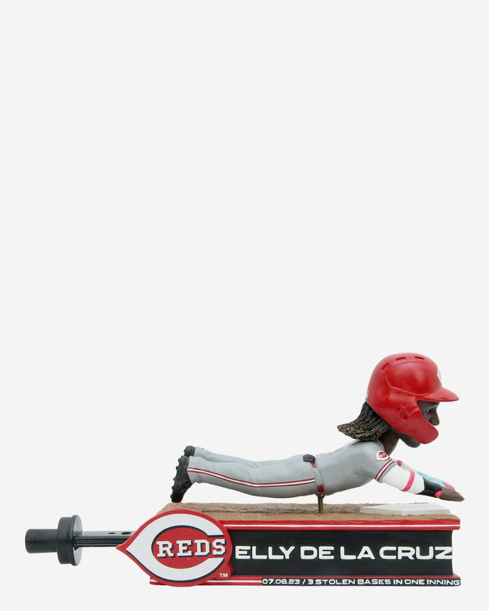 Elly De La Cruz Cincinnati Reds Stolen Base Trifecta Bobblehead FOCO - FOCO.com