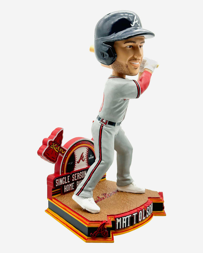 Matt Olson Atlanta Braves Franchise Single-Season Home Run Record Bobblehead FOCO - FOCO.com