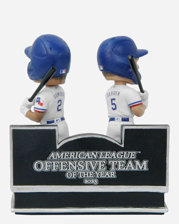 Texas Rangers 2023 Silver Slugger Mini Bobblehead Scene FOCO - FOCO.com