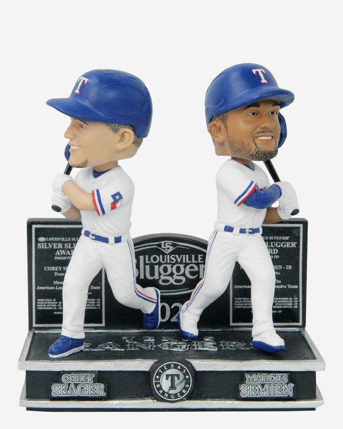 Texas Rangers 2023 Silver Slugger Mini Bobblehead Scene FOCO - FOCO.com