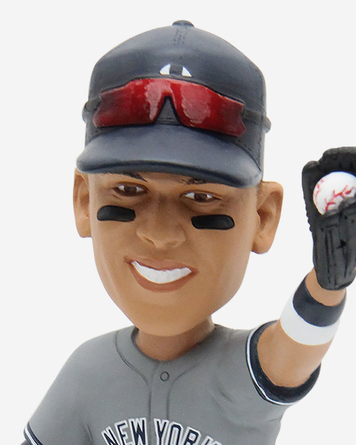 Aaron Judge New York Yankees Wall Busting Catch Bobblehead FOCO - FOCO.com