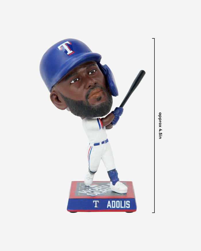 Adolis Garcia Texas Rangers World Series Mini Bighead Bobblehead FOCO - FOCO.com