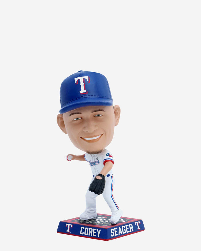 Corey Seager Texas Rangers World Series Mini Bighead Bobblehead FOCO - FOCO.com