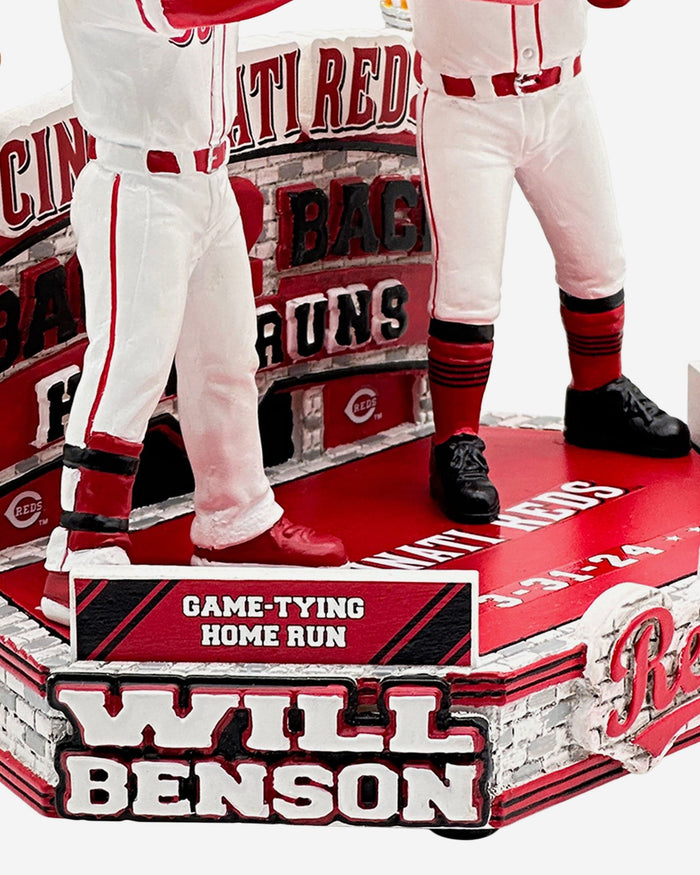 Will Benson & Christian Encarnacion-Strand Cincinnati Reds Back-To-Back HR Walk-Off Dual Bobblehead FOCO - FOCO.com