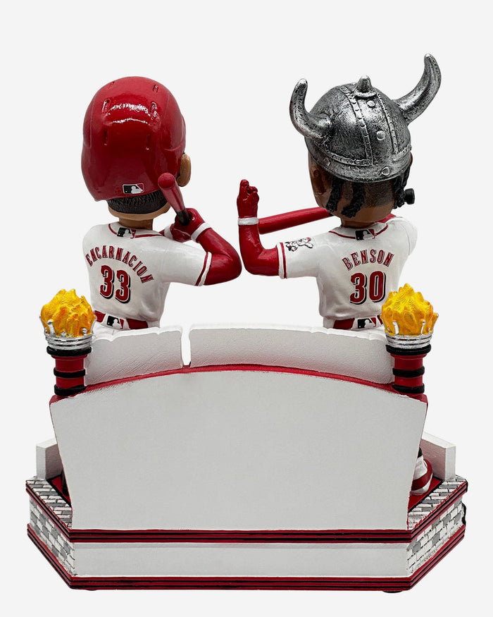 Will Benson & Christian Encarnacion-Strand Cincinnati Reds Back-To-Back HR Walk-Off Dual Bobblehead FOCO - FOCO.com