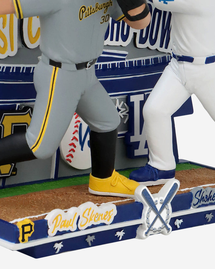 Paul Skenes & Shohei Ohtani Pittsburgh Pirates & Los Angeles Dodgers West Coast Sho Down Bobblehead FOCO - FOCO.com